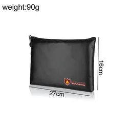 Fireproof & Waterproof Portable Document and Cash Protection Pouch (S 27 x 16cm)