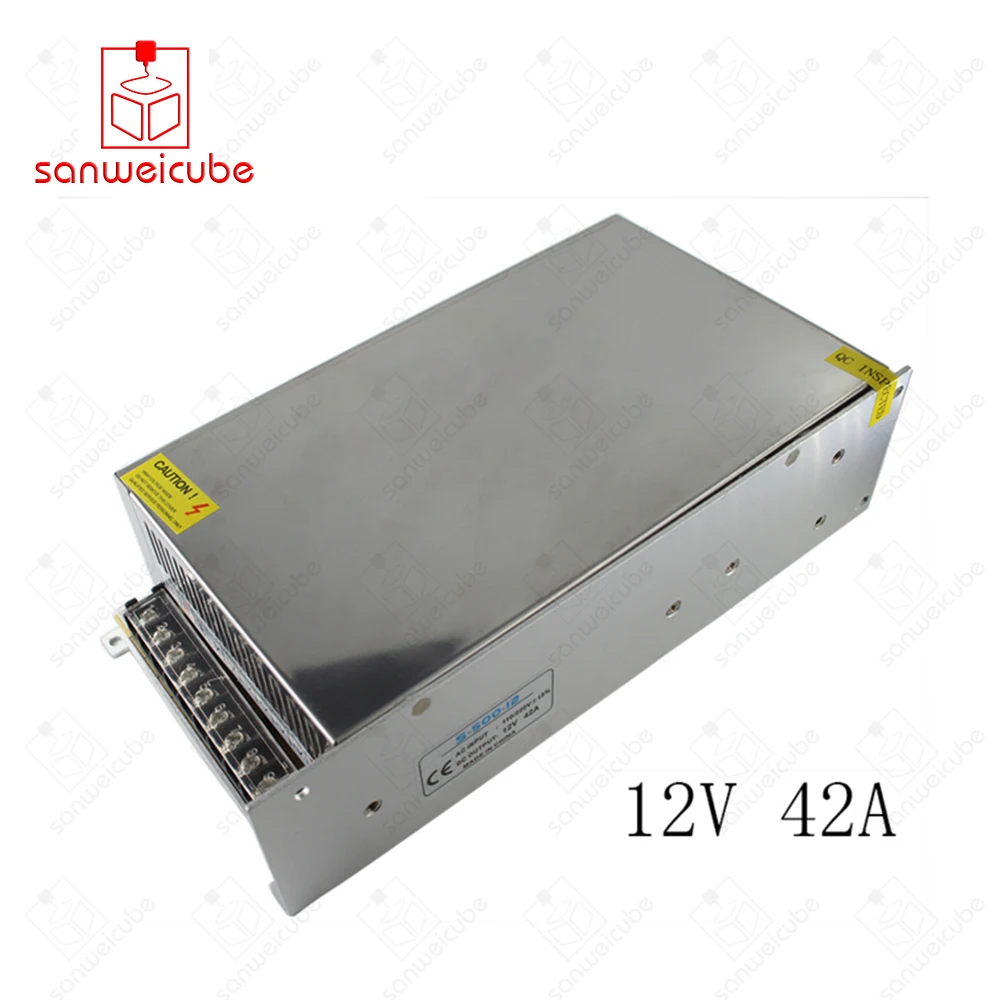 

AC/DC 12V Metal Power Supply Transformer Power Adapters for Strip Switch Power Supply 12V 42A 500W