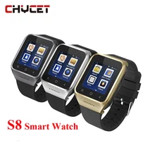 Chycet S8 Smart Watch Wristwatch BT4.0 Wifi Camera GPS SmartWatch Supports GSM 3G WCDMA Call Phone PK Q18
