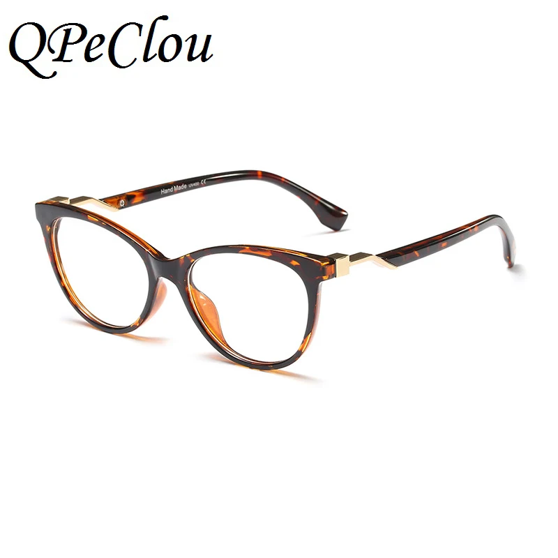 QPeClou 2019 новые сексуальные леопардовые женские модные уникальные оправы для очков