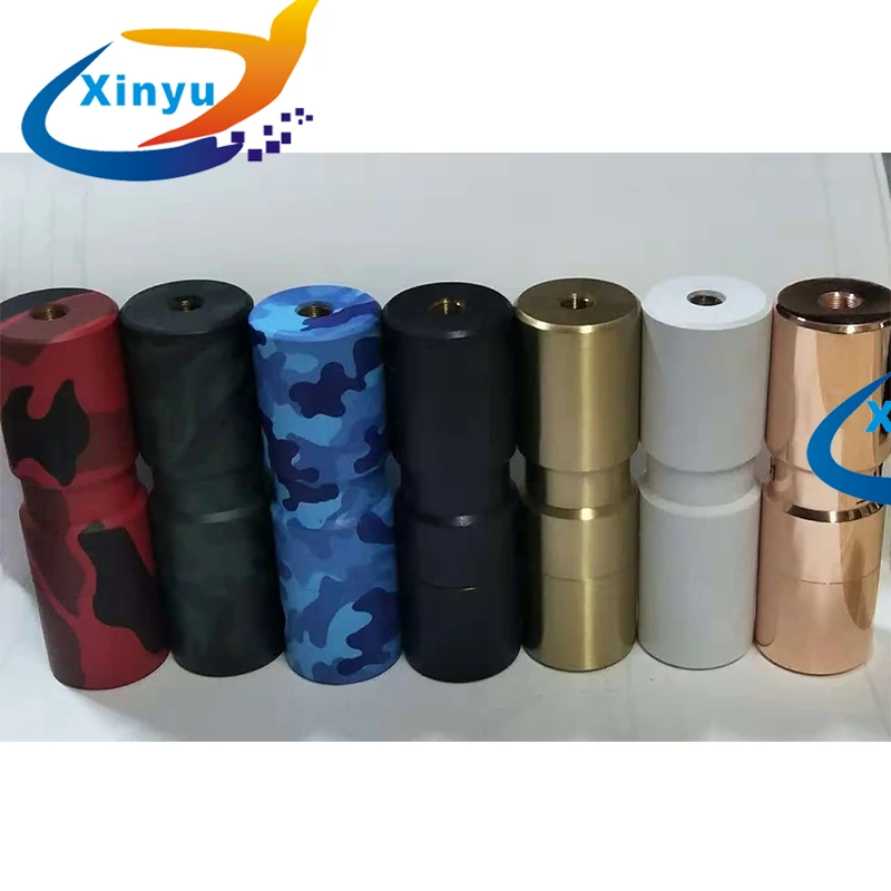 

HOT SUB TWO mechanical Mod 18650 battery brass red copper 25.5mm body VS Elthunder mod Get Low V3 mod For 510 DIY Atomizers RBA
