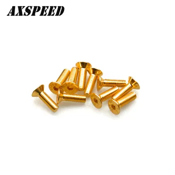 

Gilded M3 Flat Head Machine Screws Hex Hexagon Socket Countersunk Bolt