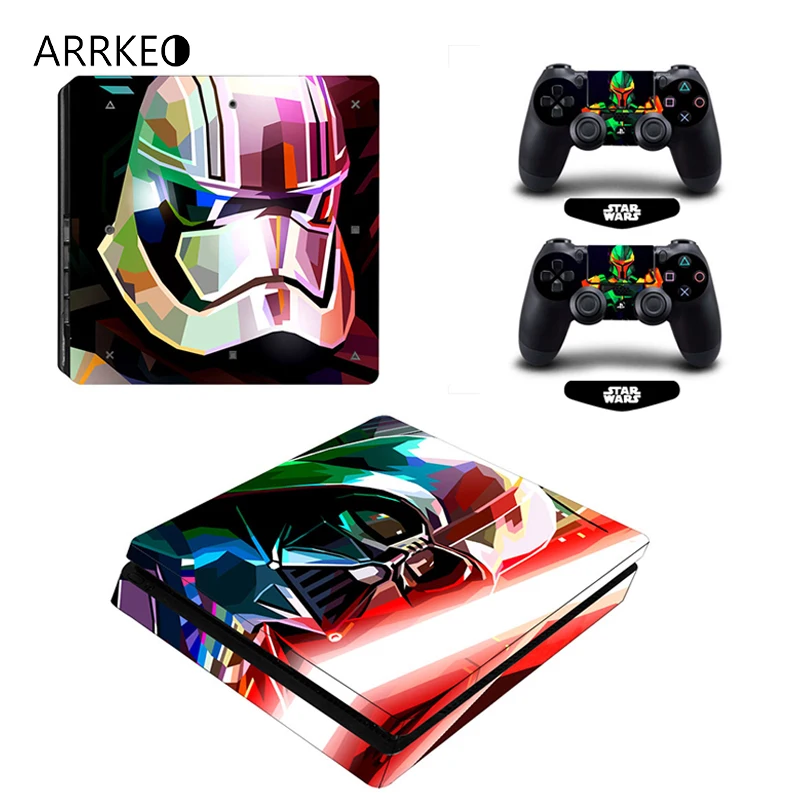 Custom sticker PS5 Starwars Stormtrooper PS5 PRO ou PS5 Slim - Consoles