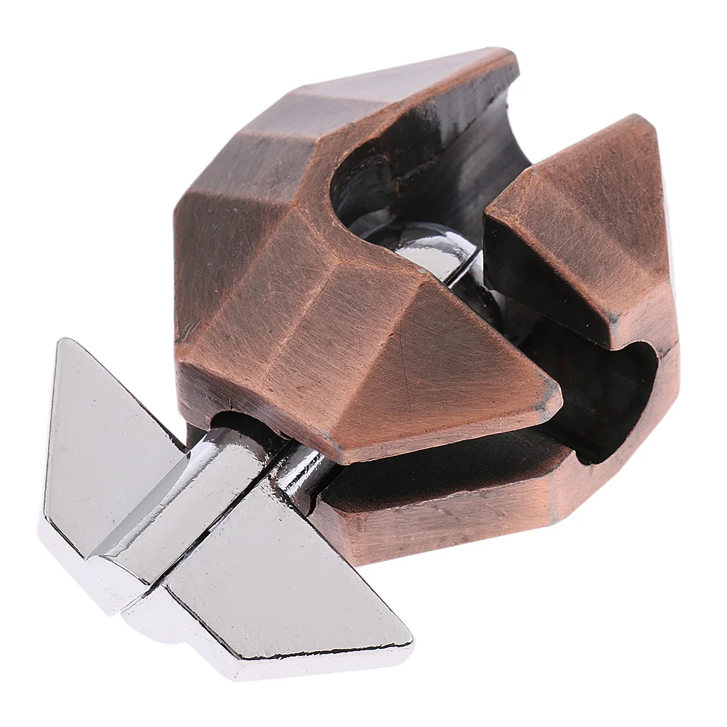 5x Vintage Lock Puzzles Brain Teaser Kids Mind Game Toy IQ Test Magic Trick