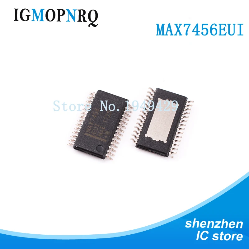 5PCS MAX7456EUI SSOP28 MAX7456 Video IC Monochrome Scrn Display ...