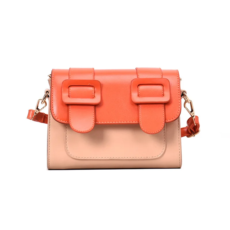 

Bags For Women 2019 Crossbody Panelled Bag Trend Candy Color Hip Hop Bag Ins Shoulder Leather Handbag Bolsa Feminina