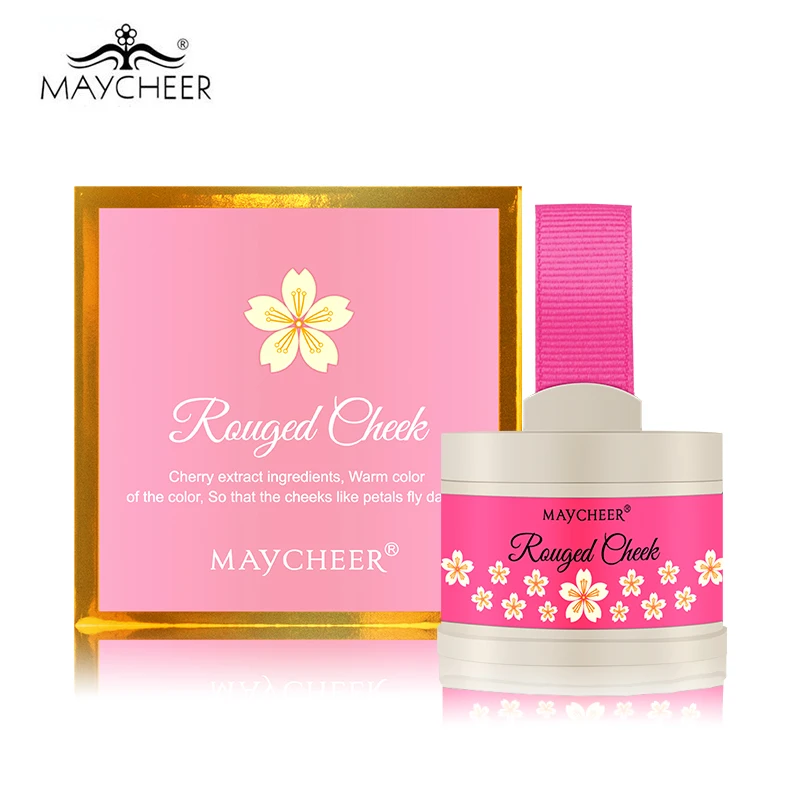MAYCHEER восстанавливающая красота румяна сакуры матовые Минеральные Румяна для