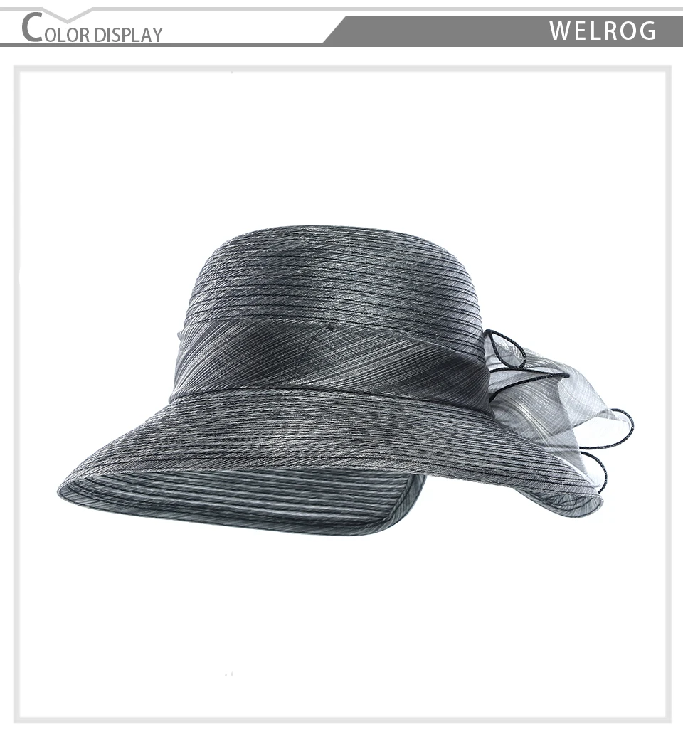 WELROG богемные однотонные бежевые хлопковые солнцезащитные шляпы с большим бантом рыбацкие шляпы летние женские пляжные солнцезащитные складные солнцезащитные шляпы