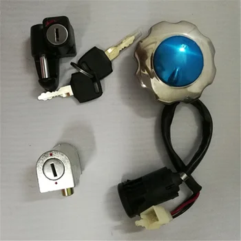 

NEW Motorcycle lock electric door lock with fuel tank cover lock CG125 CG150