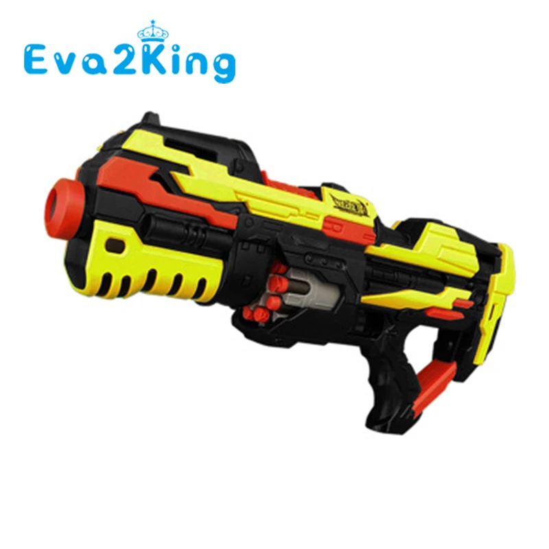 Eva2king хит продаж электрические пластиковые мягкие пули игрушечный пистолет