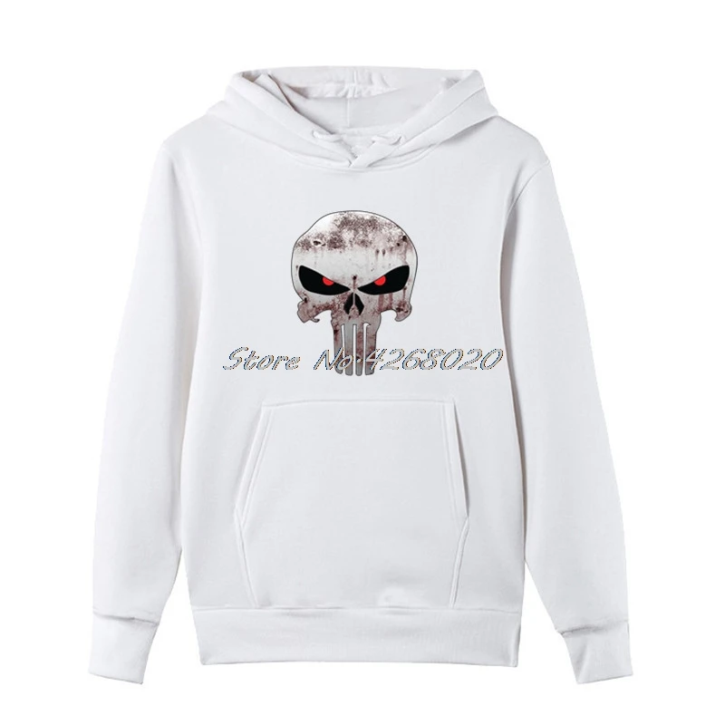 US Army Zip Up Hoodie Military Army Skull Hooded Sweatshirt for Men