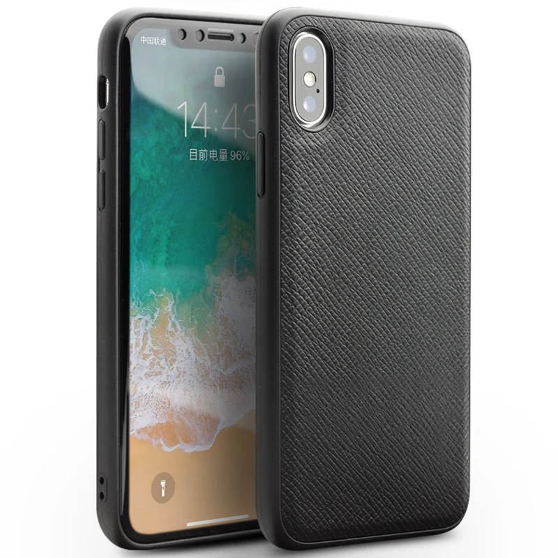 Чехол QIALINO из натуральной кожи для iPhone XS MAX флип кошелек 2 в 1 Магнитный чехол Apple Max