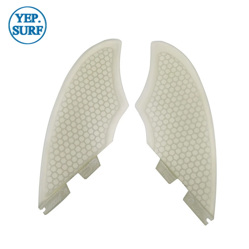 

Surf FCS2 Keel fin White color surfboard FCSII Keel Fin twin fin setd Keel Fin set