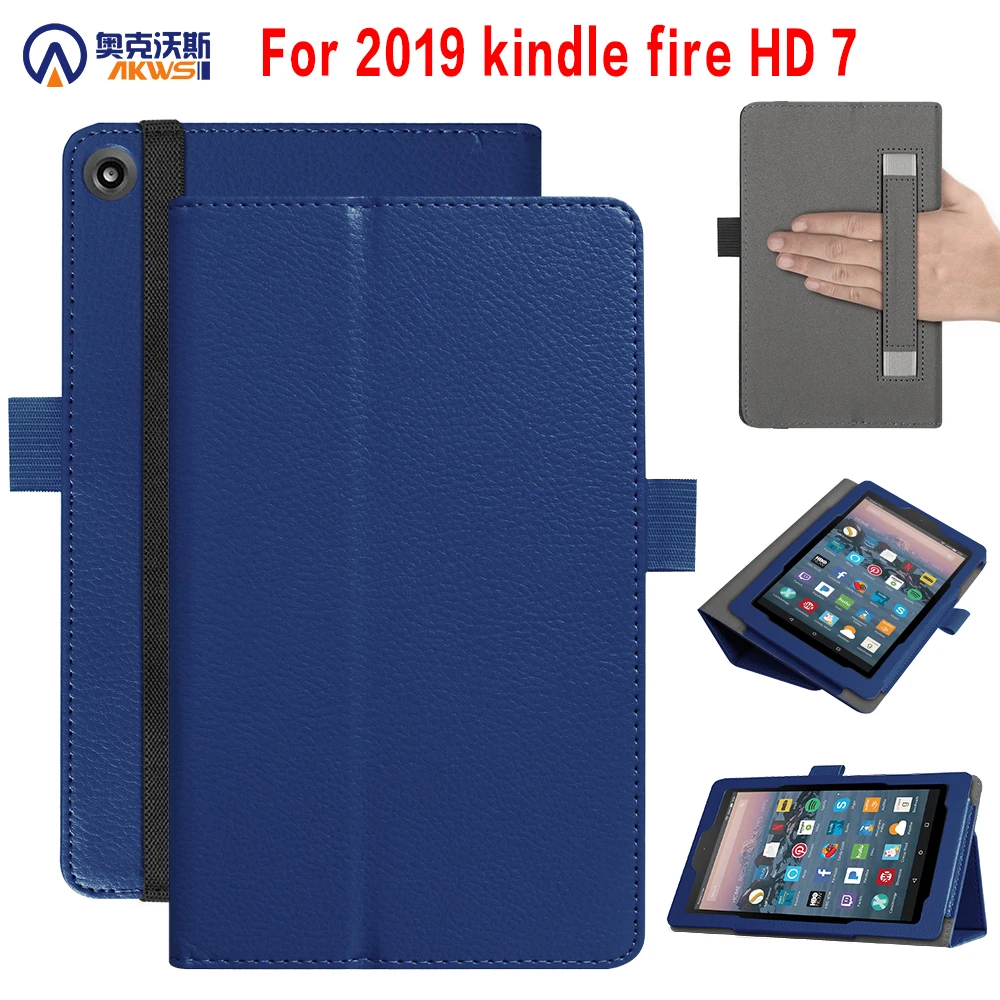 Чехол для планшета Walkers Amazon Kindle 2019 fire HD 7 Hand support чехол Fire &quot2019 защитная пленка +