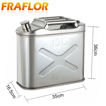 

Fuel Oil Gasoline Tank 201 Stainless Steel 15L/20L Car Air Diesel Parking Heater For Auto Truck Dirtbikes Filter Fuel Supply