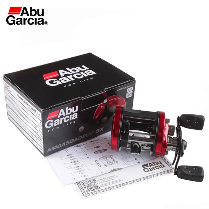 100% Original 5600/5601/6600/6601 Abu Garcia Ambassadeur SX Power Reliability 4BB 5.3:1 Speed 12.5 Drag Round Casting Reel 100% Original 5600/5601/6600/6601 Abu Garcia Ambassadeur SX Power Reliability 4BB 5.3:1 Speed 12.5 Drag Round Casting Reel