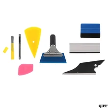 Прямая поставка и 8 шт. виниловые инструменты для обертывания окон автомобиля скребок аппликатор набор May06