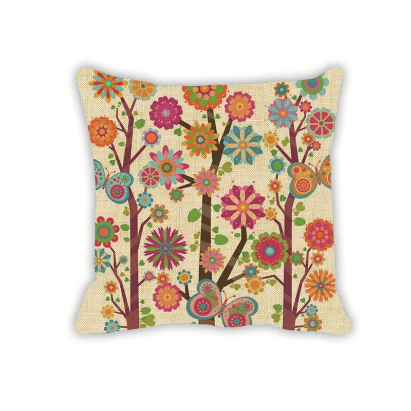 Cushion Cover Printed Silver Cushion Decorative Pillows For Sofa