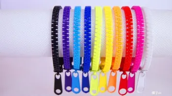 

100pcs//lot New Trendy Colorful Zipper Bracelet as Gifts for Advertisement Campaign Festivals Anniversary