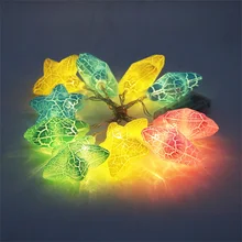 Гирлянда со звездами, рождественские светодиодные лампы, наружная Свадебная вечеринка, праздничные украшения для спальни, Сказочная лампа, галанды 10 светодиодный Сказочный свет s