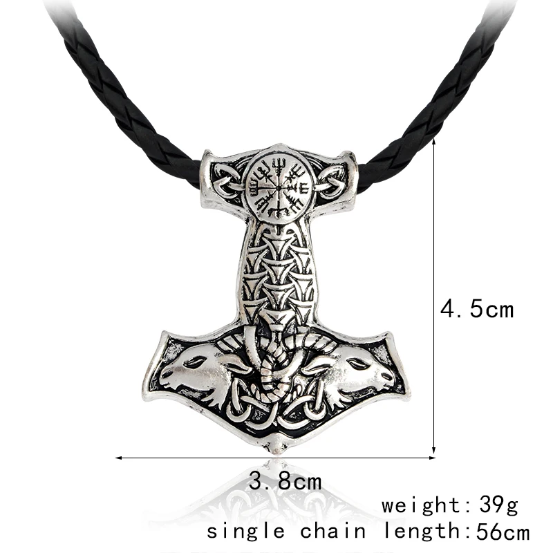 QIHE-JEWELRY-Norse-Vikings-Amulet-Goat-Thor-s-Hammer-Pendant-Necklace-Original-Animal-Knot-Viking-Jewelry(4)