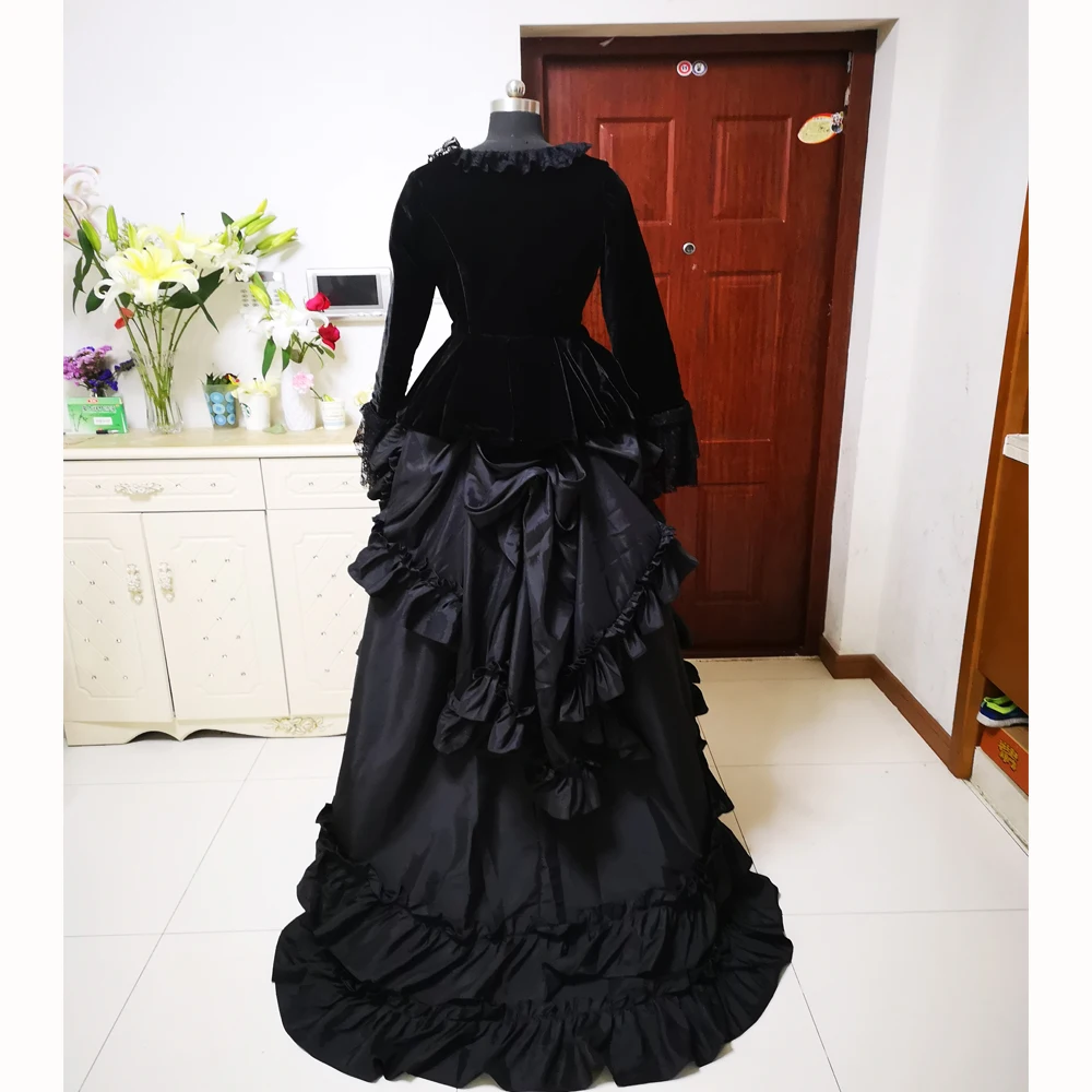 Женское платье в викторианском стиле/винтажное для Хэллоуина|vintage dress|victorian