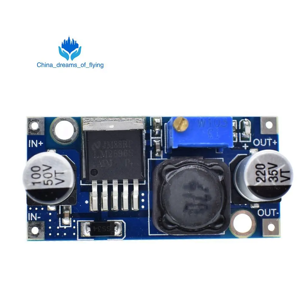 

TZT 1PCS LM2596s DC-DC step-down power supply module 3A adjustable step-down module LM2596 voltage regulator 24V 12V 5V 3V