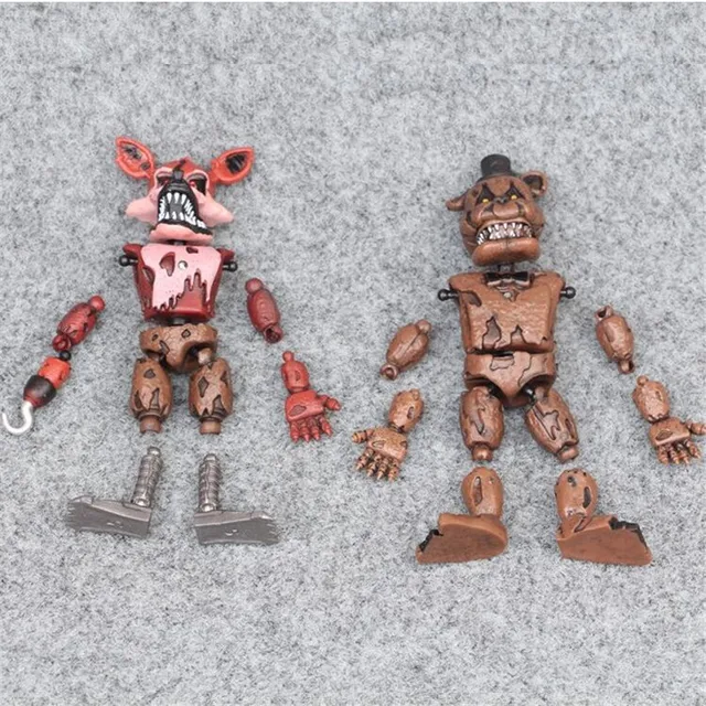 Five Nights at Freddy's Bear Action Figures, FNAF, PVC Modelo, Articulações  Podem Ser Montadas, Movido Coleção, Brinquedo Presente do Miúdo, 1 Pc -  AliExpress
