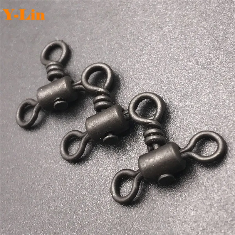 40xCarp Fishing Covert Corkscrew Swivels Carp Bream Tench Barbel Coarse
