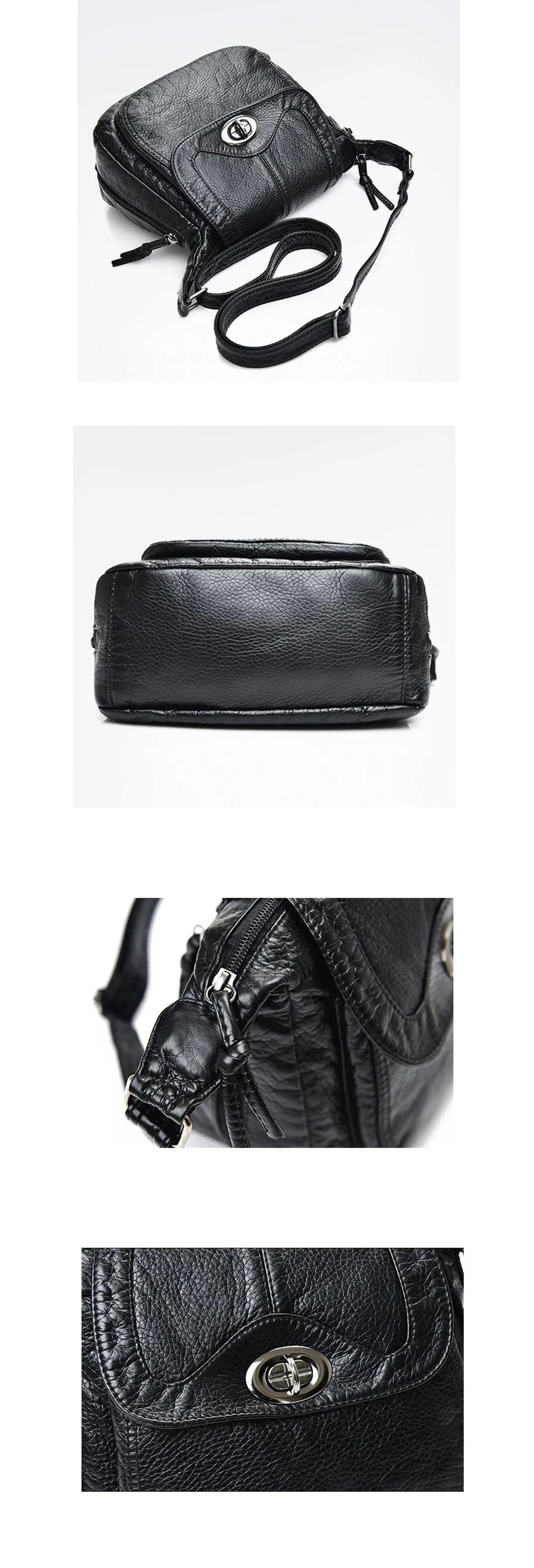 Vanessa’s Concise Square High Heels Genuine Leather Spring Summer Basic Women Pumps 1