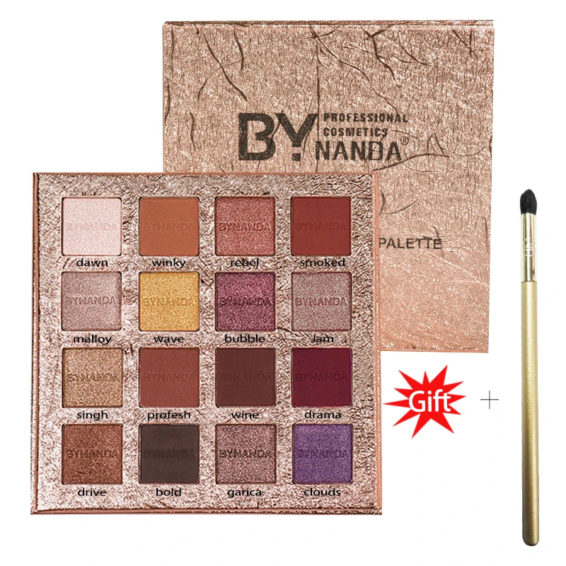 

New Arrival Makeup Eyeshadow 16 Colors Eye Shadow Palette Glitter Eyeshadow Palette Matte Shadow Powder Cosmetic For Eye Makeup