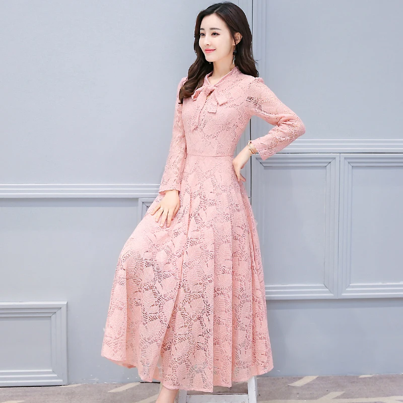 Buy Women's Clothing 2017 Autumn Fashion Lace Long