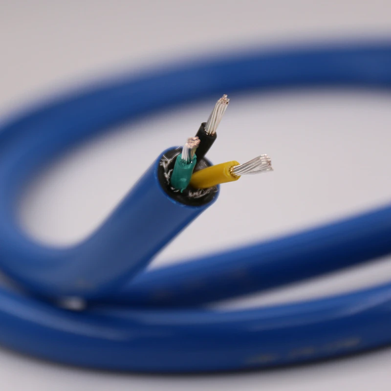 16mm Hifi audio OFC silver plated power cable bulk cable for amp audio power wire ONE meter