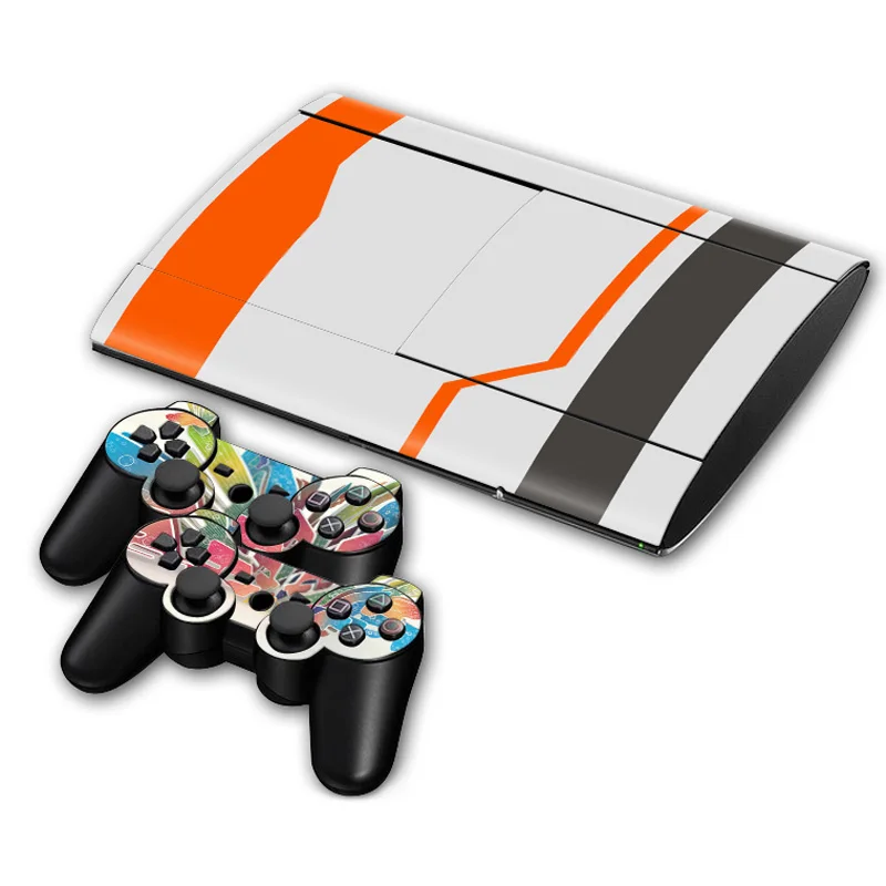 

For Ps3 super slim 4000 Console and Controllers stickers for ps3 slim 4000 vinyl skins--5020