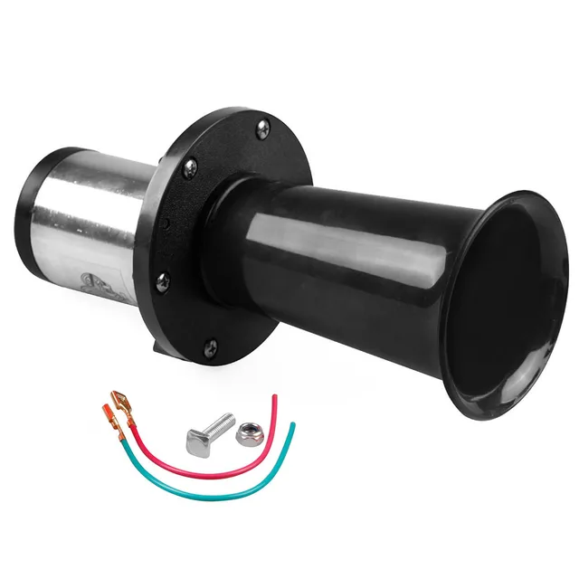 110Db 12V Large Chrome Retro Antique Style Classic Car Trumpet Horn Auto Replacement Parts Multi