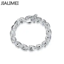 Последний женский шикарный дизайн браслет серебряный браслет завод 925 ювелирные изделия оптом женские ювелирные изделия H489