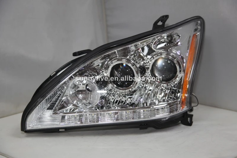 2004 2009 год для Lexus RX330 RX350 светодиодный головной свет фары хромированный корпус