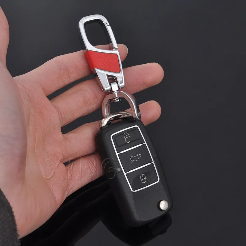Модный металлический кожаный брелок для ключей Органайзер брелок для BMW Audi VW Ford Nissan Аксессуары для стайлинга автомобилей