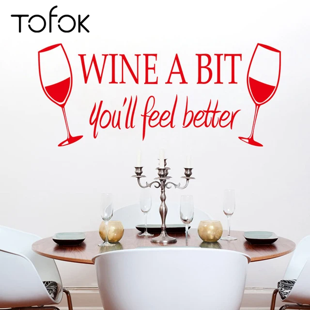 Special Offers Tofok Red Wine Glass Letter Wall Stickers Cocktail Cabinet Office Wall Decals Pub Decoration Dining Room Murals Home Decoration Special Offers Tofok Red Wine Glass Letter Wall Stickers Cocktail Cabinet Office Wall Decals Pub Decoration Dining Room Murals Home Decoration