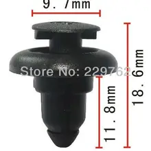 200 шт Передняя и задняя бамперная панель для GM 30008324 для Suzuki 09409-07325 Geo Metro 1989-On пластиковая застежка автомобильные зажимы