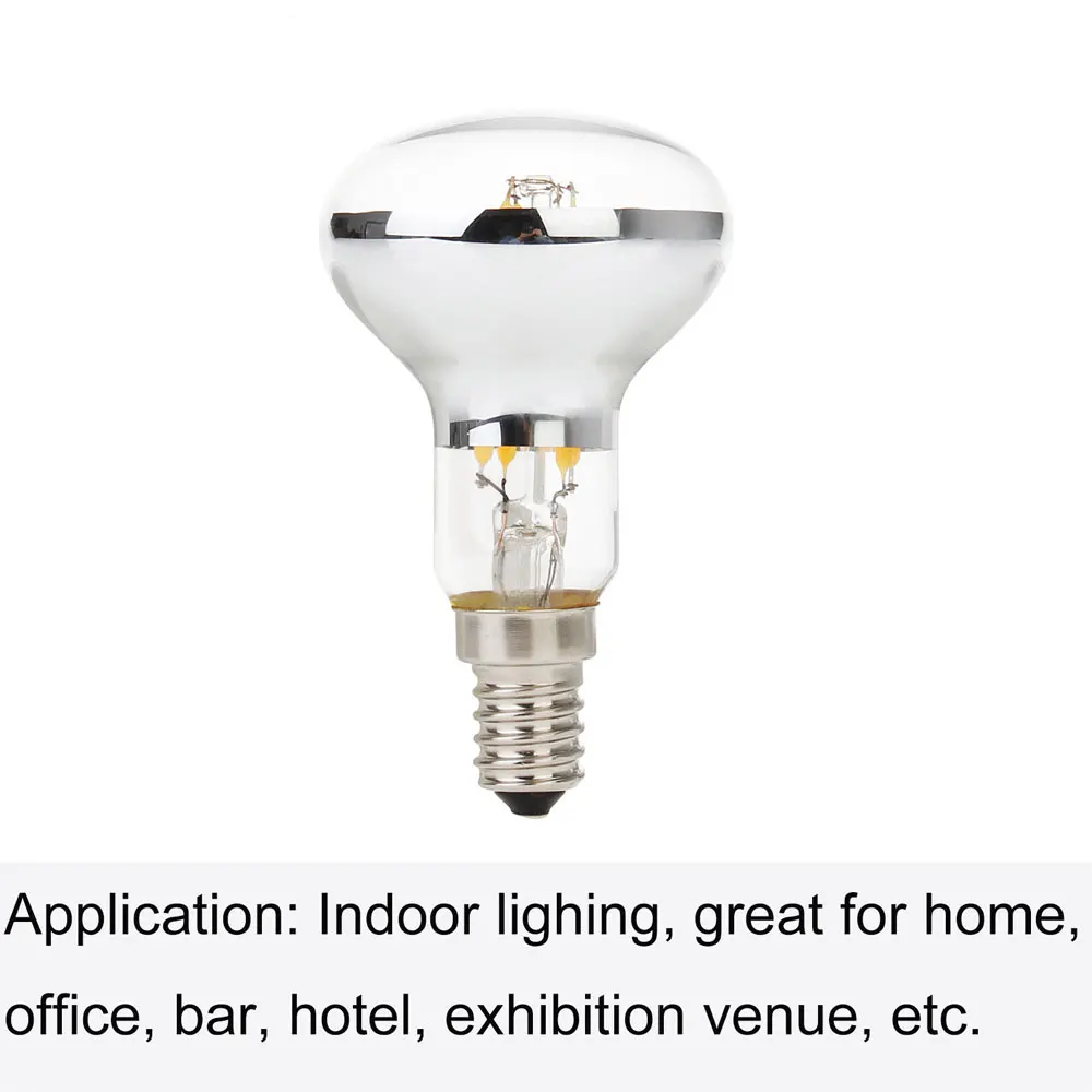 Светодиодная лампа накаливания E27 R50 R63 R80 3 Вт 4 5 220 В E14 сменсветильник 30 40 50