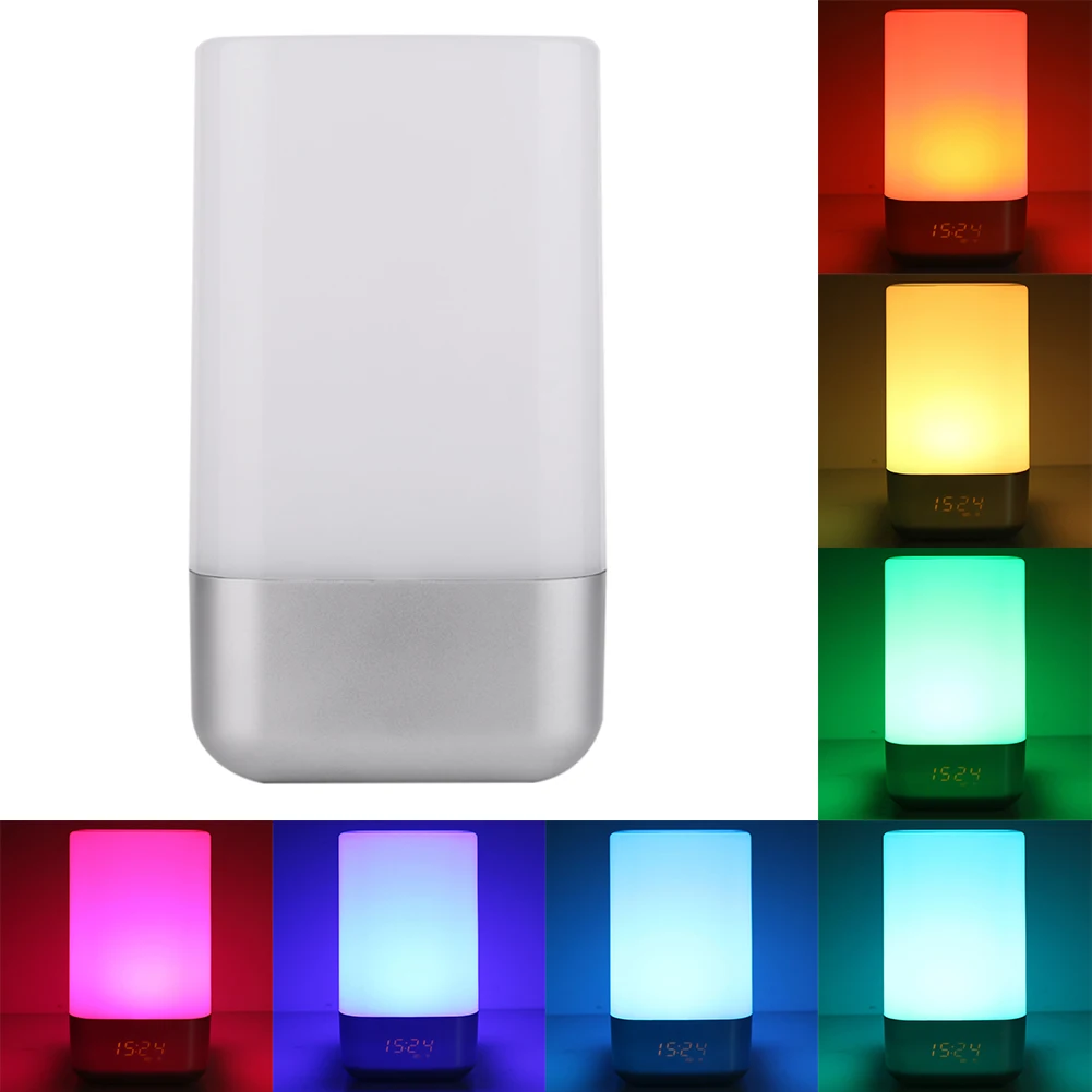 

LED night light bedside lamp Night light Smart colorful LED wake up desk lamp creative home gift mini night light reading lamp