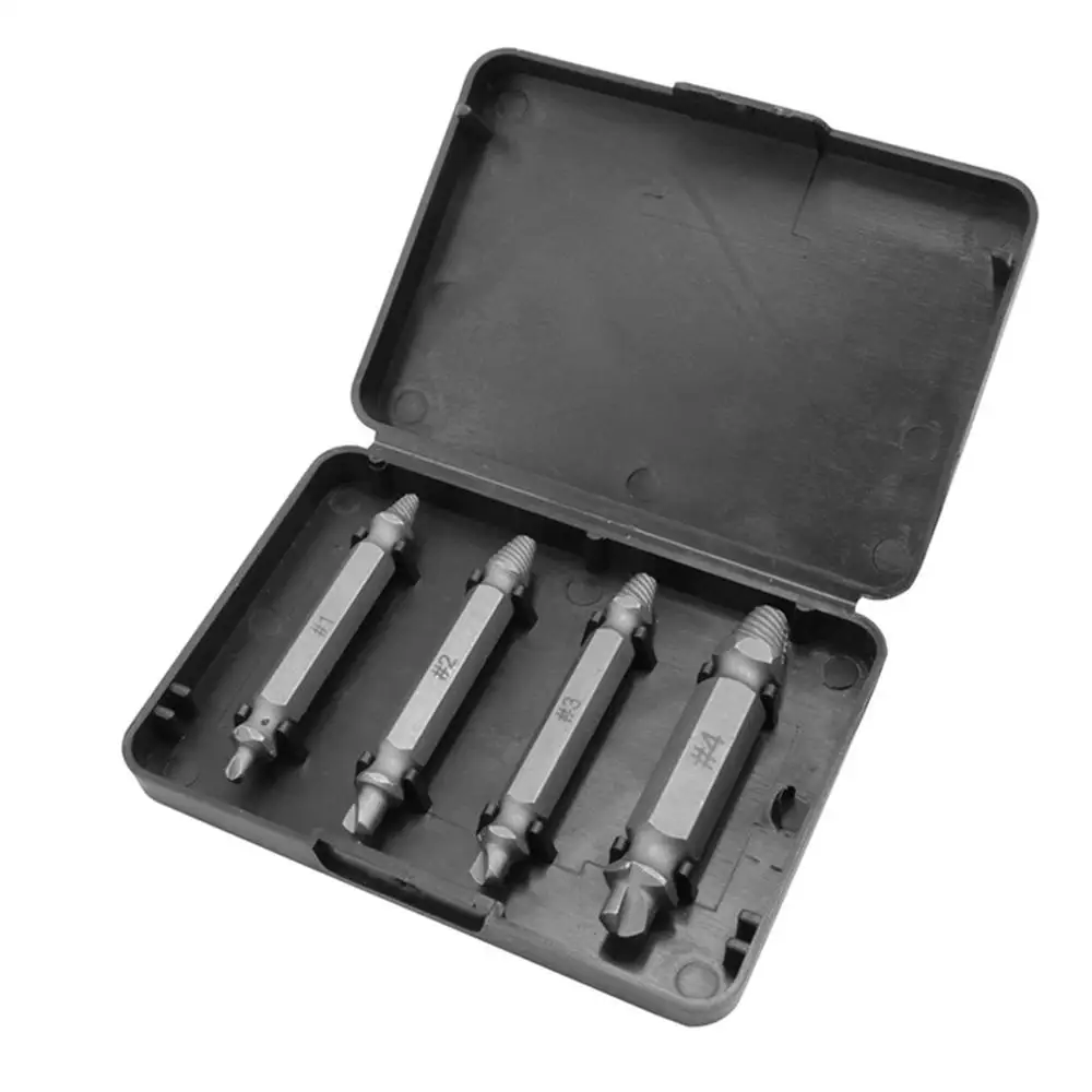 4pcs/set Broken Head Screw Extractor Broken Tube Broken Head Broken