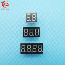 15 шт. 2/3/4 бит(5 штук каждого размера) общий анод положительный цифровая трубка 0,3" 0.36in красный светодиодный Дисплей 7 сегмент