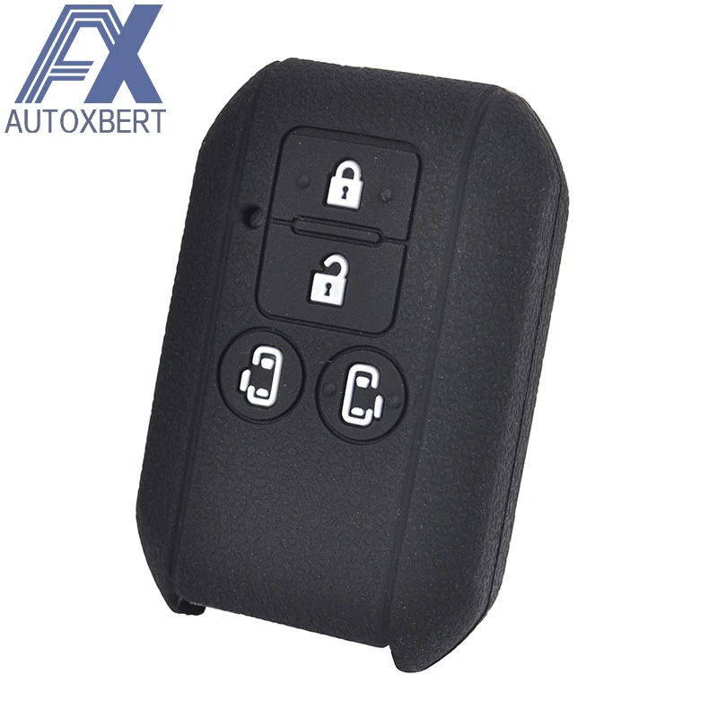 

AX Silicone Remote Key Case Fob Shell Cover For Suzuki Swift Wagon Spacia Jimny Sierra Skin Holder 4 Button 2016-2018 2019
