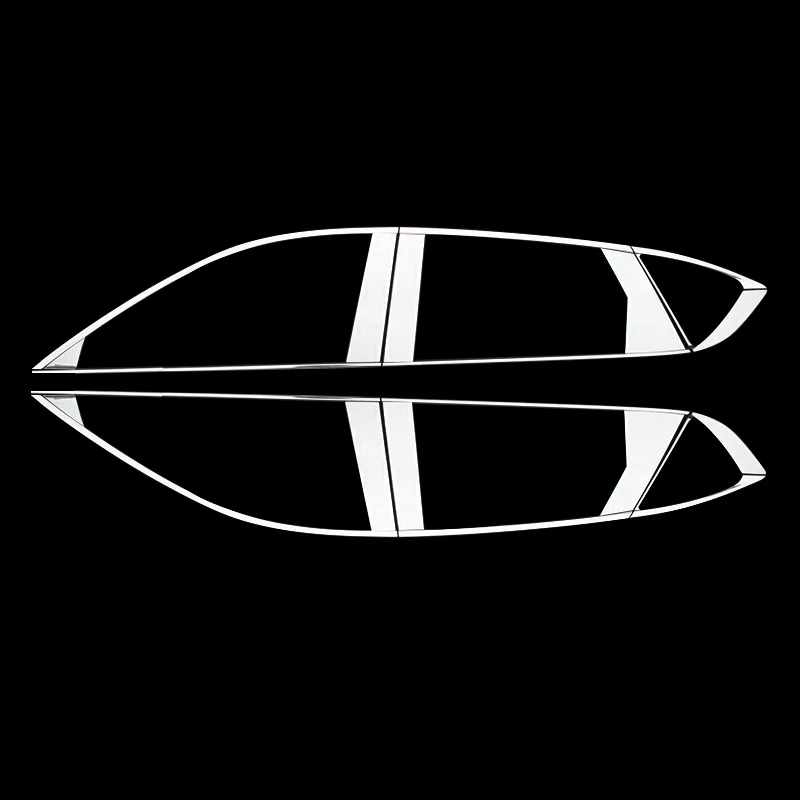 Автомобильные аксессуары подходят для Mazda CX-5 CX5- Нержавеющая сталь Chrome полное окно хромированная отделка 16 шт набор