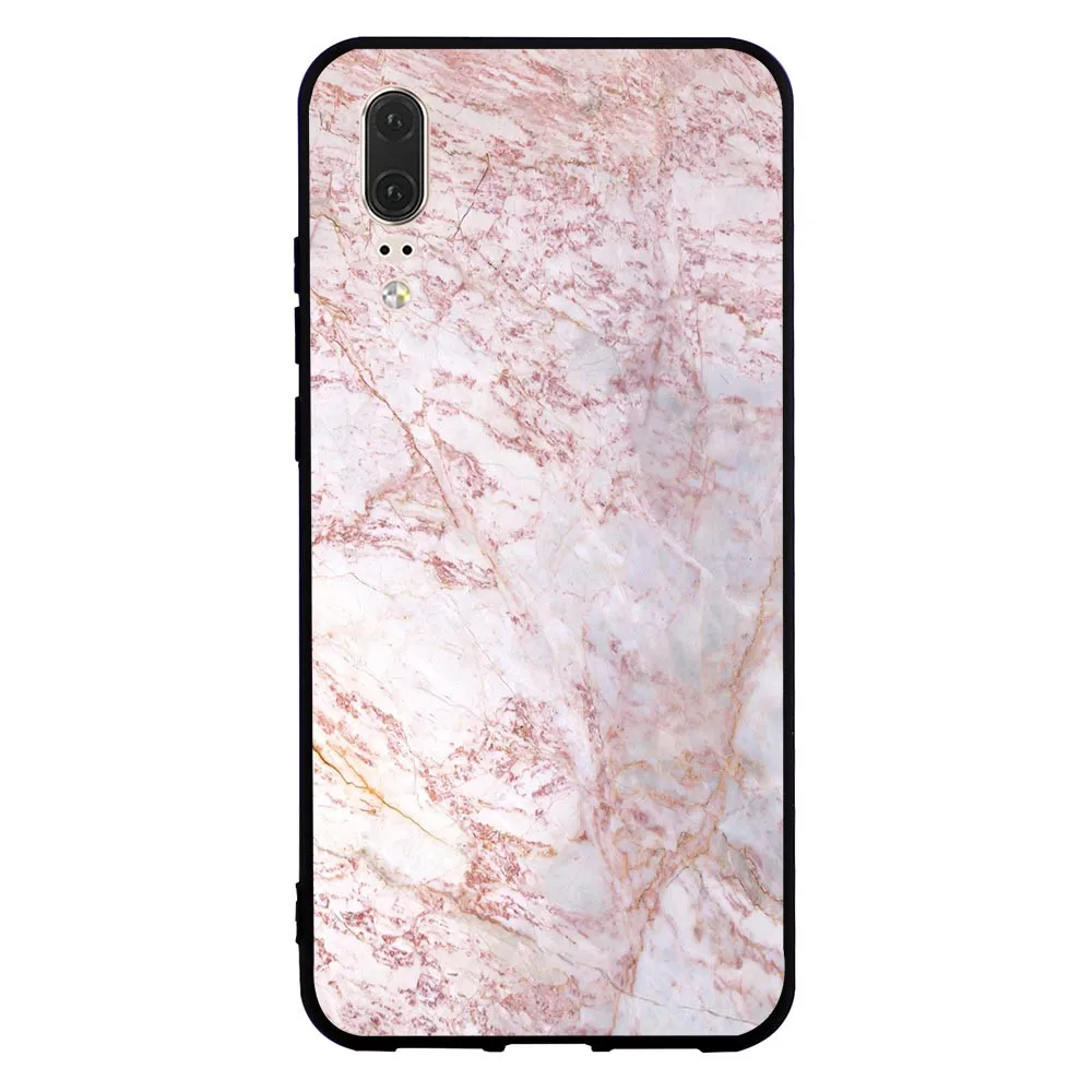 

Ultra Thin Pure Marble Phone Cover for Huawei Mate 20 Pro Case 10 P8 P20 P10 P9 Lite Mini P Smart Cases Back Soft TPU