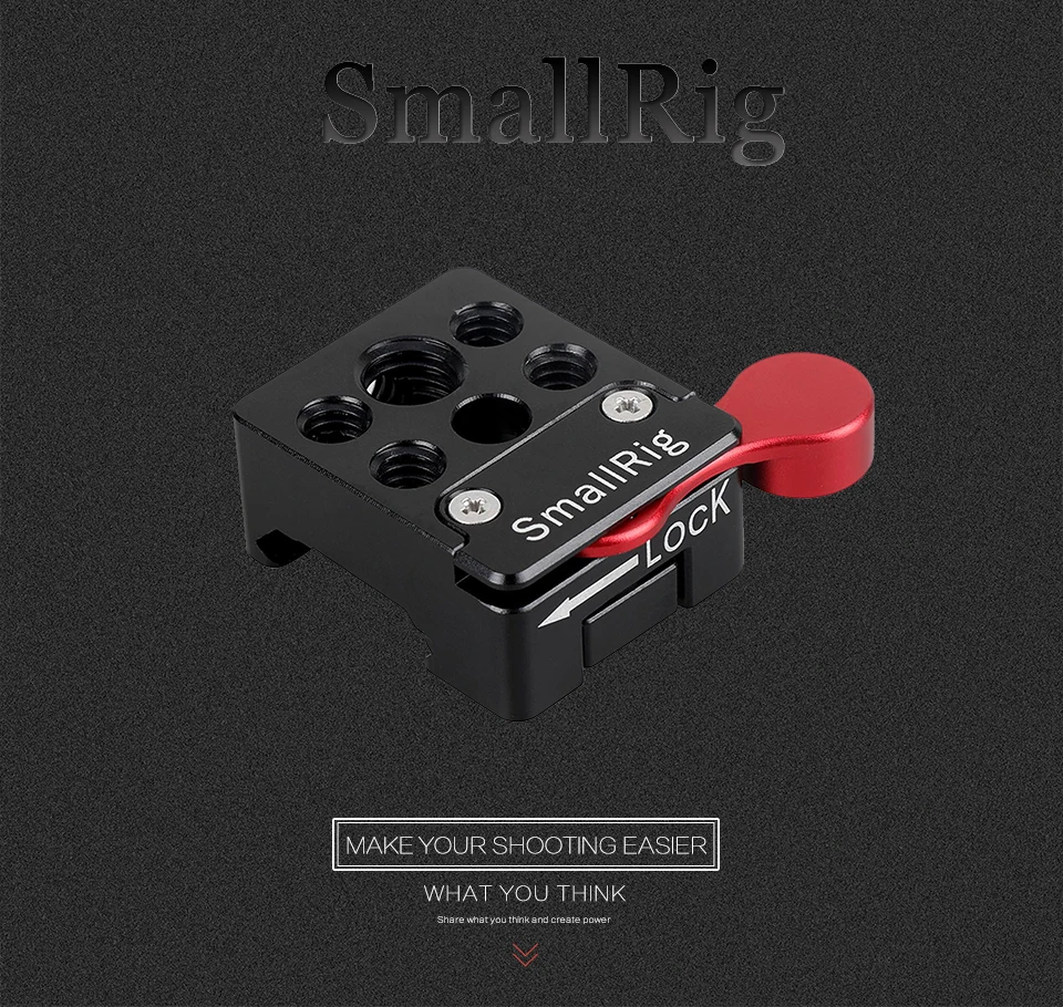 Smallrig braçadeira da nato com uma alavanca