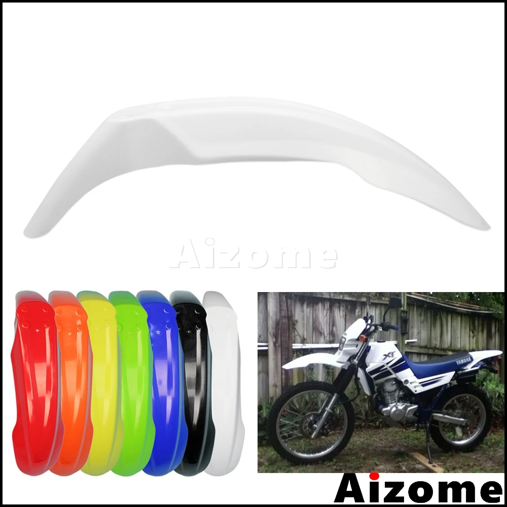 

Universal White Dirt Pit Bike Front Fender Motocross Off Road Front Mudguard For DRZ DR KX KLX EXC XCW XT WR YZ YZF TW