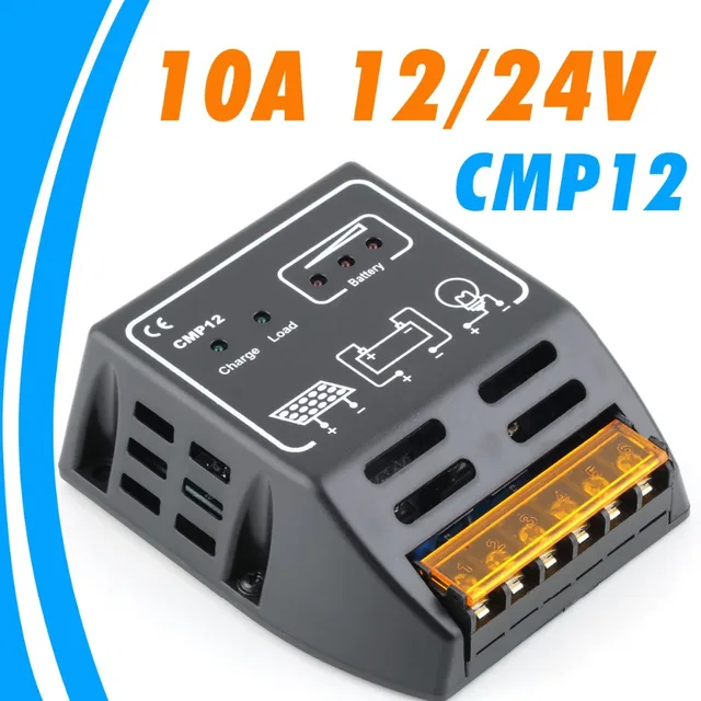 10A solar Charge Controller 12V 24V solar regulator for 120W 240W Panel